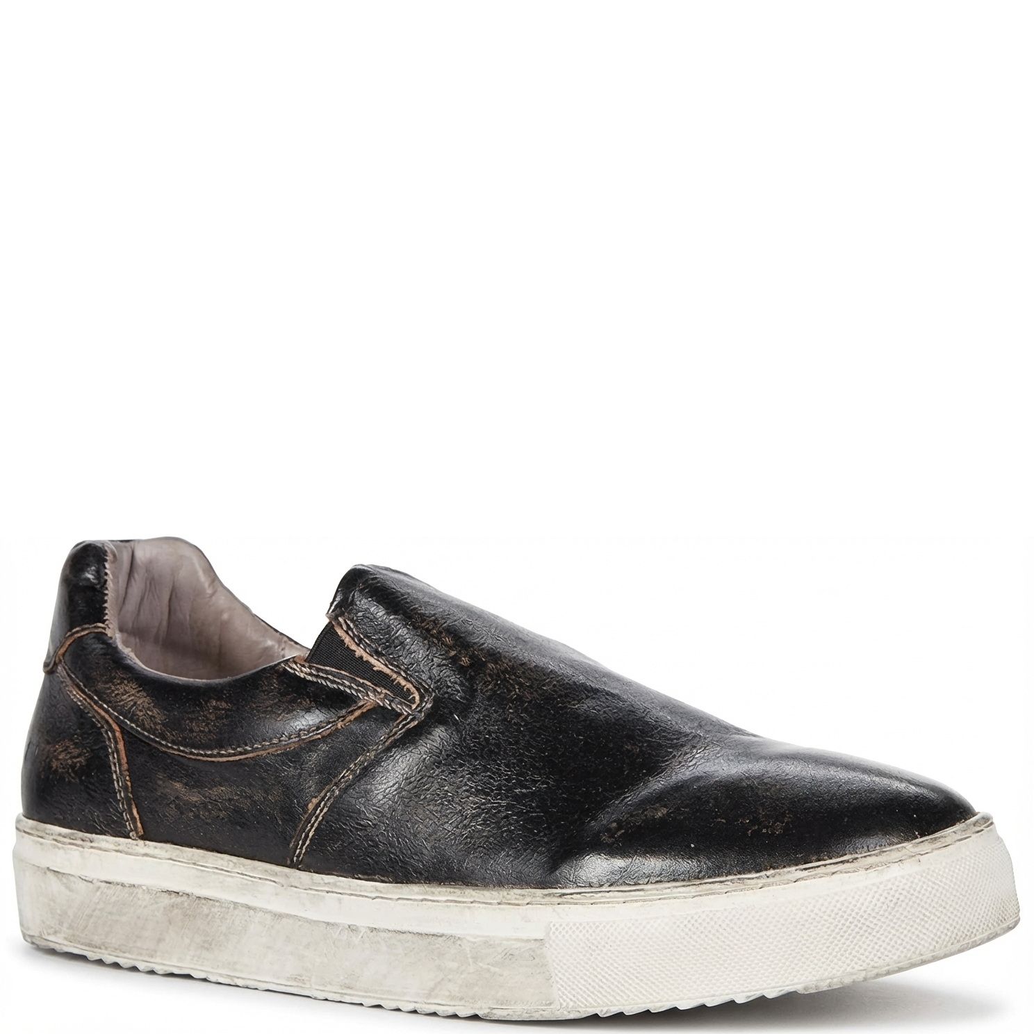 New Bedstu Men's Harry Sneaker In Black Handwash